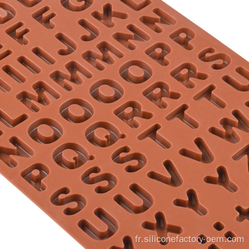 Chocolat Moule Letters Silicone